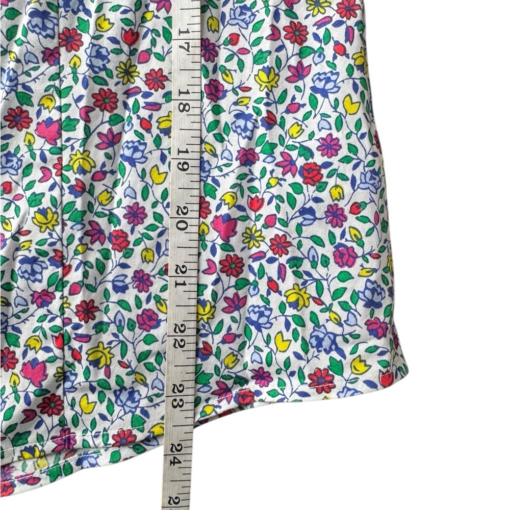 Talbots Multi-Color Floral Button-Down Shirt - Picture 7 of 11